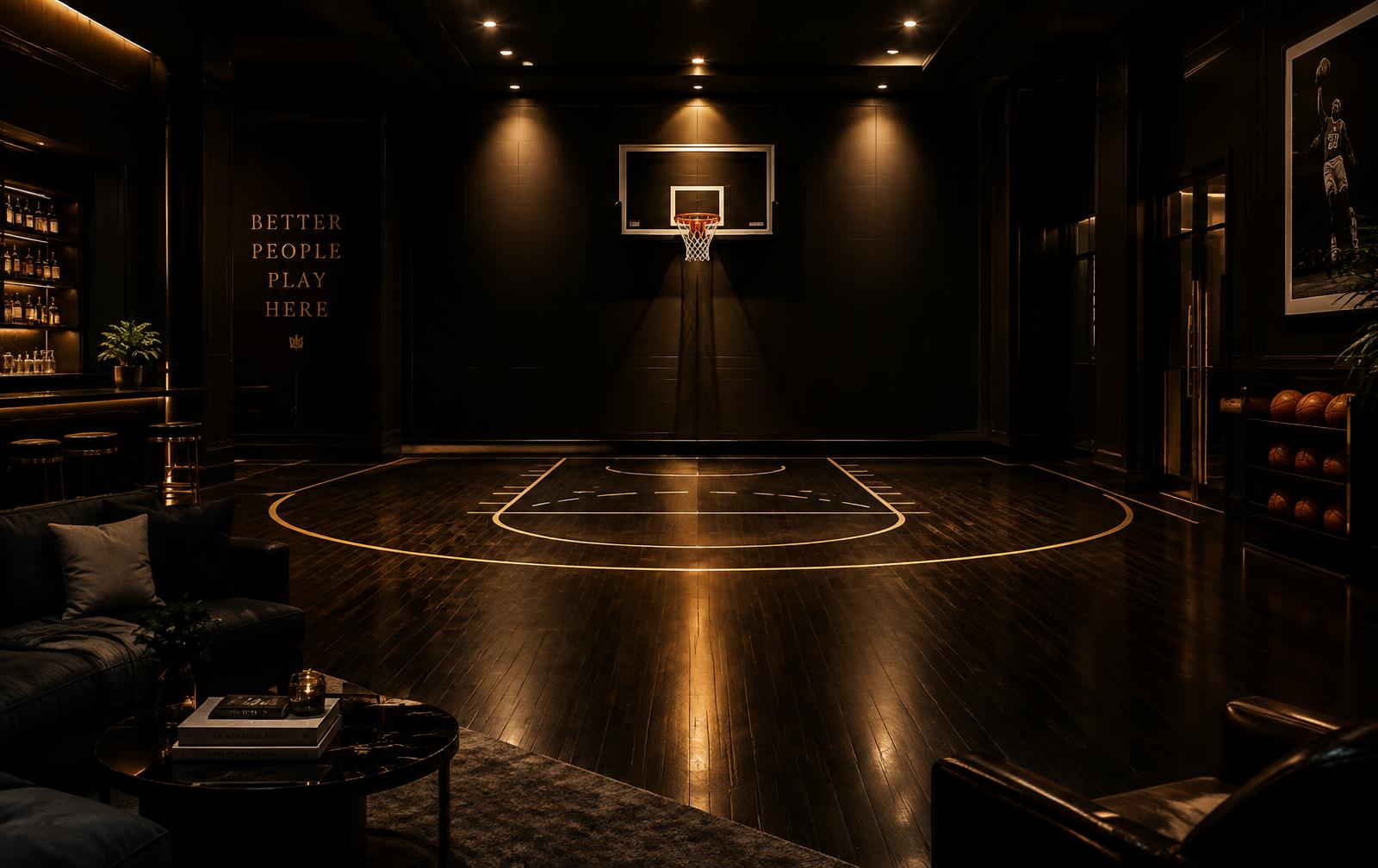Indoor shooting court